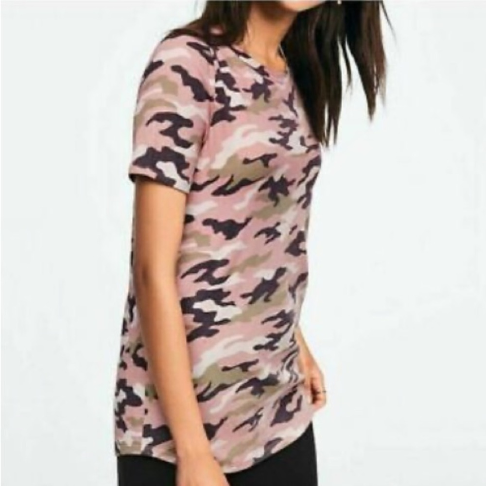 PINK VS Women Short Sleeves Camo Tee | S